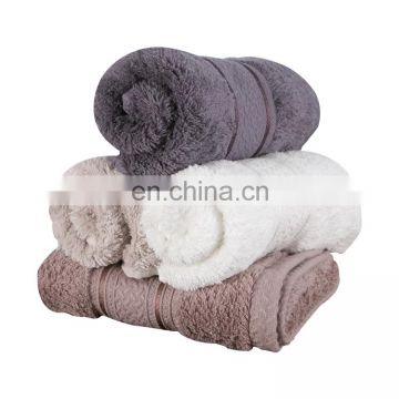 2018 Yiwu factory wholesale extra-absorbent custom white face and face bath cotton towels