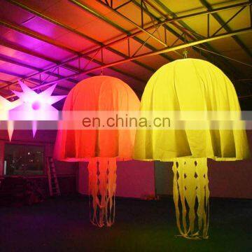 Stage Decoration LED Inflatables Ceiling Hanging Inflatable Lighting Jellyfish Balloon for Night Show photo-3