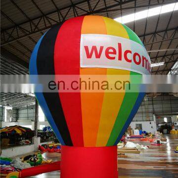 Customized Outdoor Inflatable Ground Balloon Colorful Hot Air Balloon For Promotion photo-2