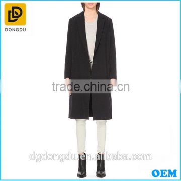 2016 casual single-breasted long trench coat wholesale