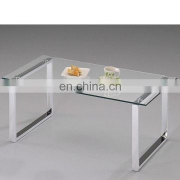 Customized rectangle toughened clear tempered glass table top