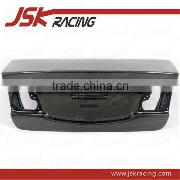 OEM STYLE CARBON FIBER REAR TRUNK BOOT LID (NO HOLE) FOR 2006-2009 HONDA CIVIC 4DR (JSK121045)