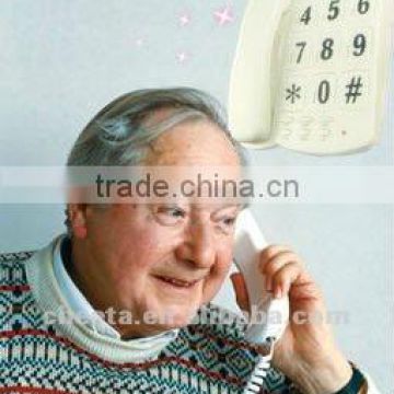 Landline phone for elderly people