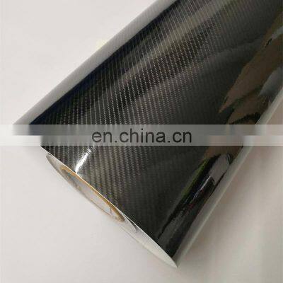 20/30/40/50/58*152cm 6D Carbon Fiber Car Body Film Glossy Black Car Vinyl Wrap Styling Wrapping Paper for Auto Motor Bike Laptop photo-2
