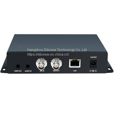 HD SDI IPTV Encoder H265 H264 OLED Facebook Codec Streaming With IP HTTP, RTSP, UDP /RTP, RTMP, RTMPS, SRT, ONVIF, HLS, FLV photo-2