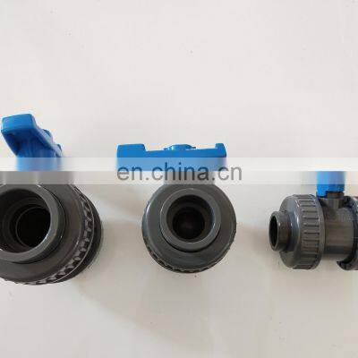 Factory Price Plastic True Union Ball Control Water Flow Socket Valve