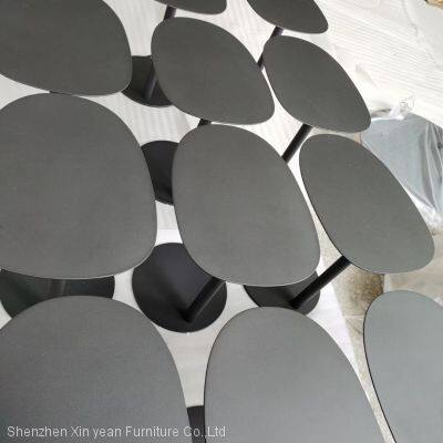 Mesas de Café Redonda Mesa Para Cafe Mesas de Cafe Modernas Mesa de Cafe Estilo Industrial photo-4