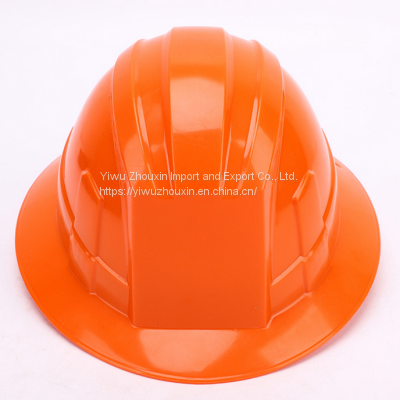 Chuan shaped large edge breathable thickened building wholesale safety helmets anti smashing labor protection helmets directly supplied by manufacturers