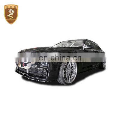 PD style Full Front Bumper Lip Car Parts For BMW 7 Series F01 Fiberglass Materials