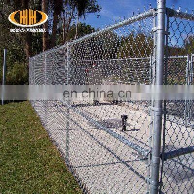 Heavy duty chainlink fence wire galvanize chain link fence