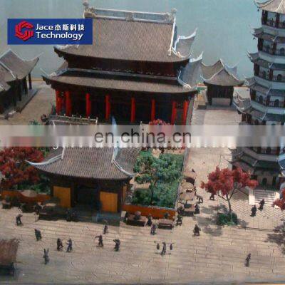 ABS architectural building scale model modeling exterior ancient architecture 3d scale