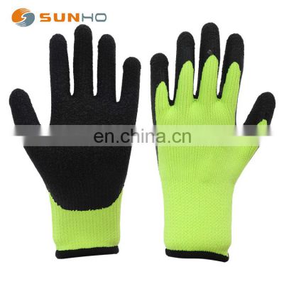 Sunnyhope 13gauge nylon liner with latex foam coated 3/4 dipped gloves