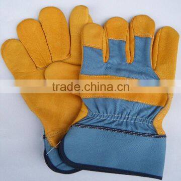 Wholesale high quality custom made Leather hand working gloves