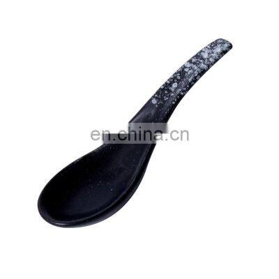 korean japanese small mini kitchen ceramic serving soup ramen spoon set