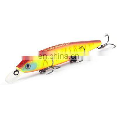 Top quality 11 COLORS 13cm 25g tungsten steel hard bait fishing lure Minnow for freshwater saltwater fishing