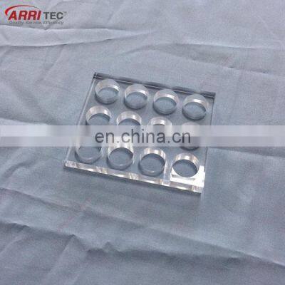 Custom Countertop Display 12 Bigger Hole Holder Square Acrylic Lipstick Organizer photo-2