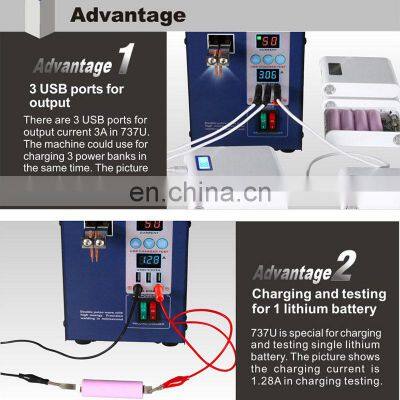 SUNKKO 737U 220V/110V 2800W Digital Display Spot Welder 18650 Battery Spot Welder photo-3