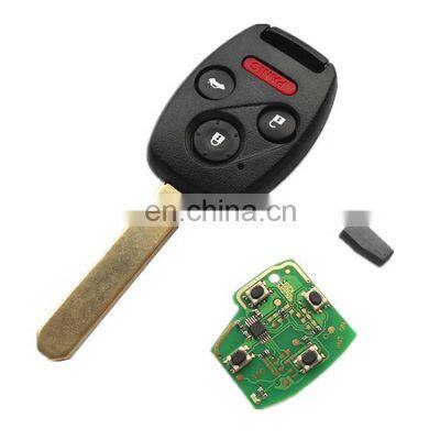 Remote Control Car Key 3+1 4 Buttons 433 / 315 / 313.8 MHz ID46 Chip For Honda Civic