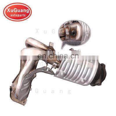 XUGUANG High Quality Direct Fit Factory Supplier Exhaust Manifold Catalytic Converter for Toyota Camry Old Model photo-4