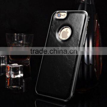 High-grade Retro Cow Leather Men Cell Phone Case Leather Mobile Phone Case for Iphone 6S Cheap Phone Cases photo-4