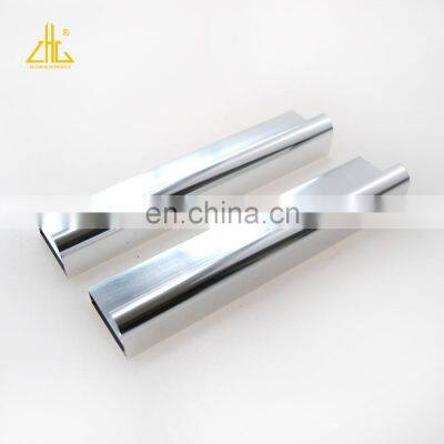 Extrusion aluminium cabinet pull G shape handle profile and aluminium kitchen cabinet furniture profiles