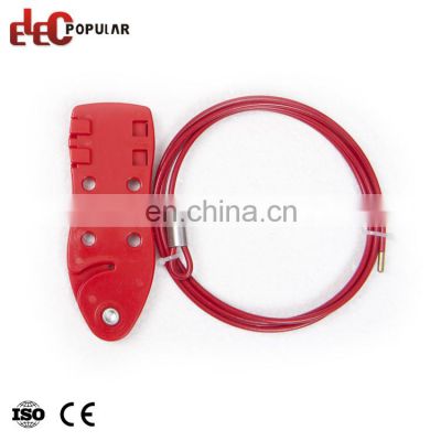 OEM Custom Different Length Cable Plastic PC High Security Cable Lockout Device