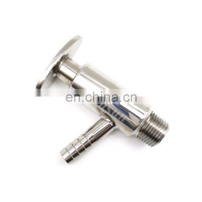 Thread sanitary sampling valve stainless steel SS316L Water Sampling Valve