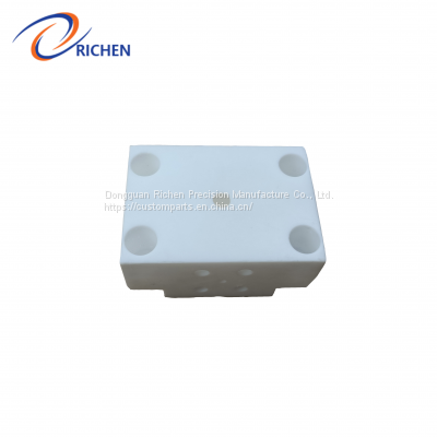 Customized White Plastic Industrial High Precision CNC Machine Parts photo-3