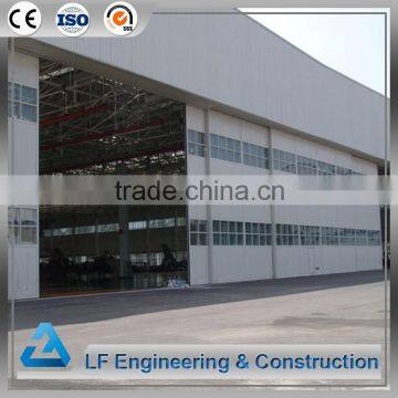 Best quality long span steel structure aircraft hangar