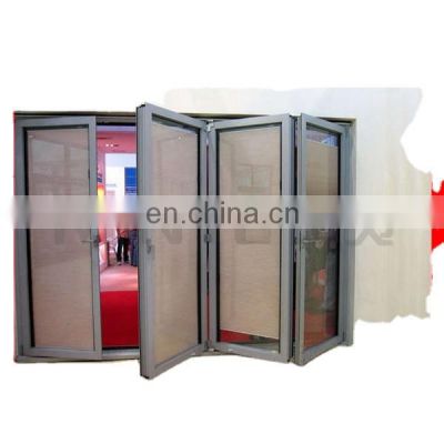 Rehau profile vinyl design folding door PVC glass accordion doors