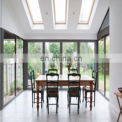 Alibaba china aluminum door for external price aluminium bi-folding glass door