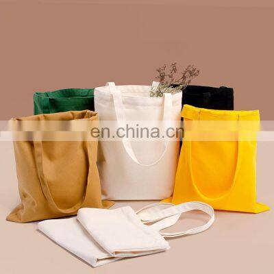 Heavy Duty Cotton Fabric Grocery Packaging 100 Bag Logo Print Black Sublimation Blank Cotton Tote Bag photo-2