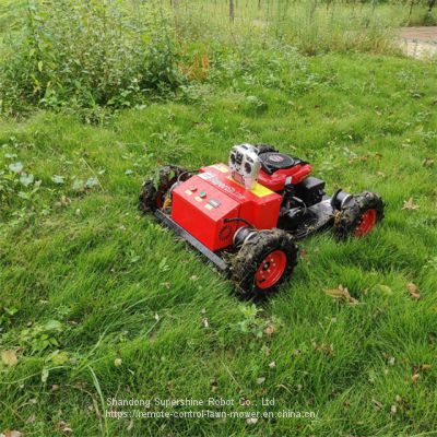 remote controlled lawn mower for sale, China wireless remote control lawn mower price, remote control slope mower price for sale