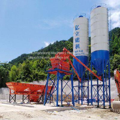 cheap best sell 25m3/h concrete batching plant price HZS25 for sale