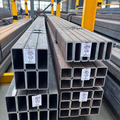 Square / rectangular / round Black seamless steel pipe Q235 steel tube steel hollow section from China