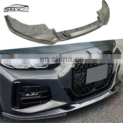 G22 G23 M Sport 3D Style Carbon Fiber Front Lip Front Bumper Lip Front Splitter For BMW 4 Series G22 G23