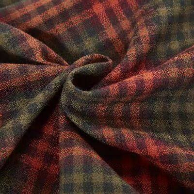 Super Hot Selling 97 Polyester 3 Spandex Yarn Dyed Rayon Fabric for Shirts Skirts Rayon Fabric photo-3