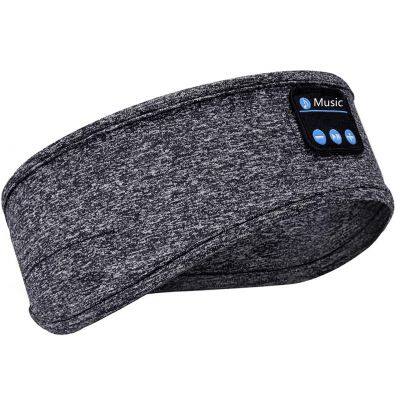 Bluetooth Sleeping Headphones Sports Headband Thin Soft Elastic Comfortable Wireless Music Earphones Eye Mask for Side Sleeper