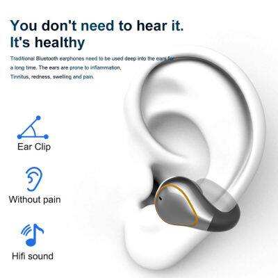 Q20 TWS Bone Conduction Touch Control Wireless Earbuds Mini Blue Tooth 5.0 Music Sport Handsfree Earphone With Microphone photo-2