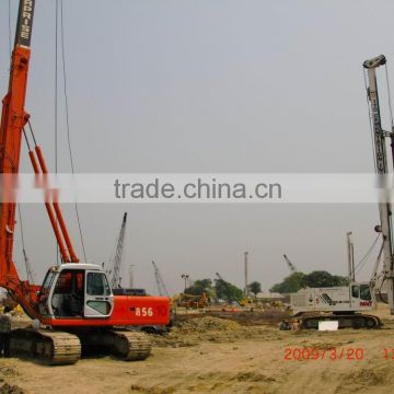 HF856A hydraulic rotary piling driver 38 tons large torque 80 KN.m engineer oversea service ok