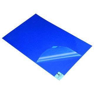 Disposable factory PE tear off strong adhesive dust pad, gray transparent blue white floor pad, clean room workshop dust pad