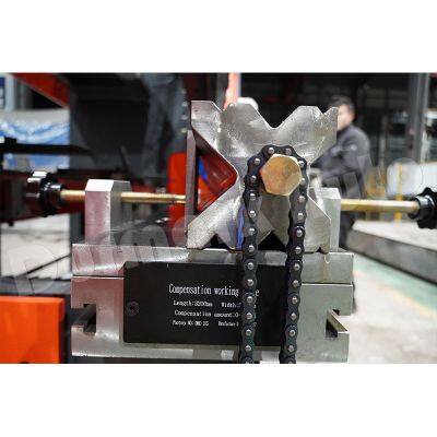 High Accuracy Manufacture 80t/2500 PSH CNC Hydraulic Servo Press Brake for Sheet Metal photo-3