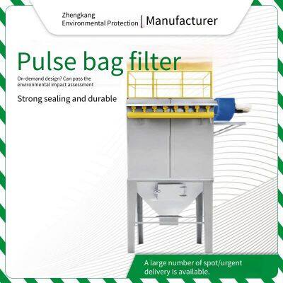Industrial Cement Plant Silo Top Dust Collector, Small Single-unit Pulse Bag Dust Collector for Dust photo-2