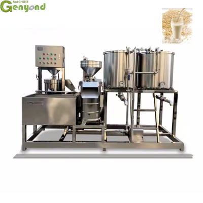 Factory Flavored Nuts Plate Based Rice Milk Almond Tigernut Soymilk Production Line/Soy Milk Processing Machinery