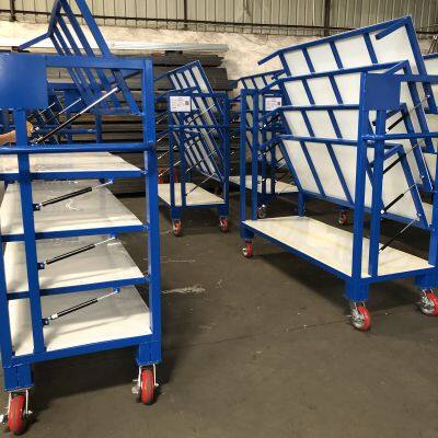 Bottom Cover Turnover Trolley for Automotive Assembly Line Operations