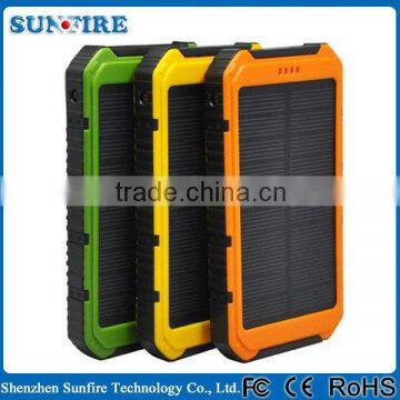 New arrival 10000 mah solar power bank, 10000mah solar power bank