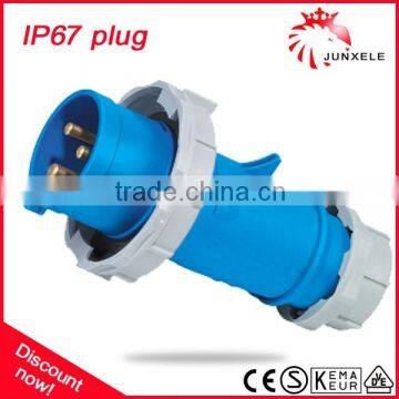 IP67 63A 230V 3P high end type industrial plug