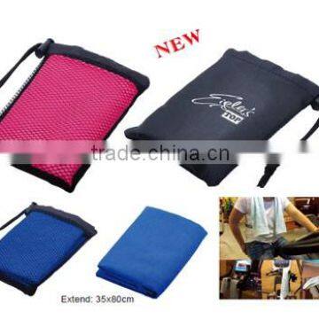 Sports Towel Nylon 200 Gram Microfiber Super Absorbent Fast Drying with Custom Logo for Promotion