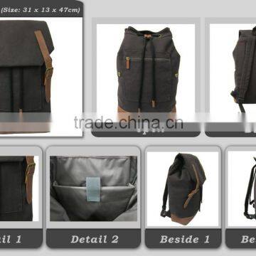 Canvas Backpack Brown