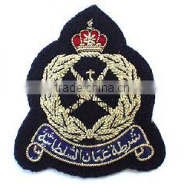 Embroidery Embroidred Hand Machine Bullion Patches Fashion Rank Badges